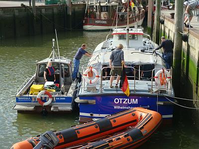 ICBM boats in Neuharlingersiel harbour